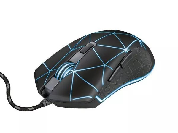 Trust Gaming GXT 133 Locx Illuminated Mouse, 800 - 4000 dpi, 6 Programmable button,  LED illuminated