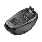 Trust Yvi Peacock Wireless Mouse, 8m 2.4GHz, Micro receiver, 800-1600 dpi, 4 button, Rubber sides fo