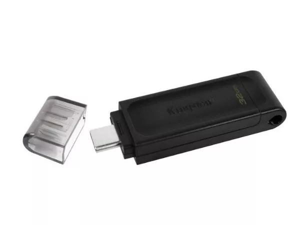 32GB USB-С 3.2  Kingston DataTraveler 70 USB-C DT70/32GB, USB 3.2, USB-C, (Read 80 MByte/s, Write 20 MByt
