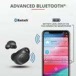 Trust Duet XP Bluetooth Wire-free Earphones, waterproof (IPX5), Up to 4 hours playtime on a single c