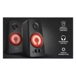 Trust Gaming GXT 608 Tytan Illuminated 2.0 Speaker Set, 36W, LED illuminatio, Black