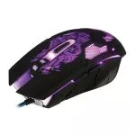 Gaming Mouse Qumo Annihilator, Optical, 1200-3200 dpi, 6 buttons, Soft Touch, 7 color backlight, USB