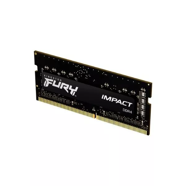 16GB DDR4-3200MHz SODIMM Kingston FURY Impact (KF432S20IB/16), CL20-22-22, 1.2V, Intel XMP, Black