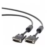 Cable DVI M TO DVI M, 3M, DVD1004-3m, BLACK, WIRE 24+1 GOLD 30AWG WITH FERRITE
