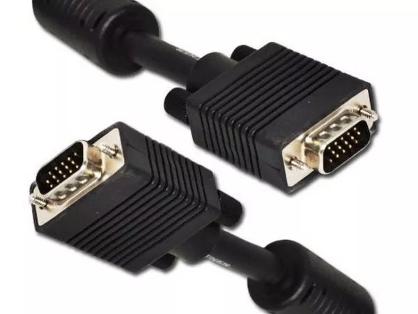 Cable VGA Premium 3.0m, HD15M/HD15M dual-shielded w/2*ferrite core cable, blister