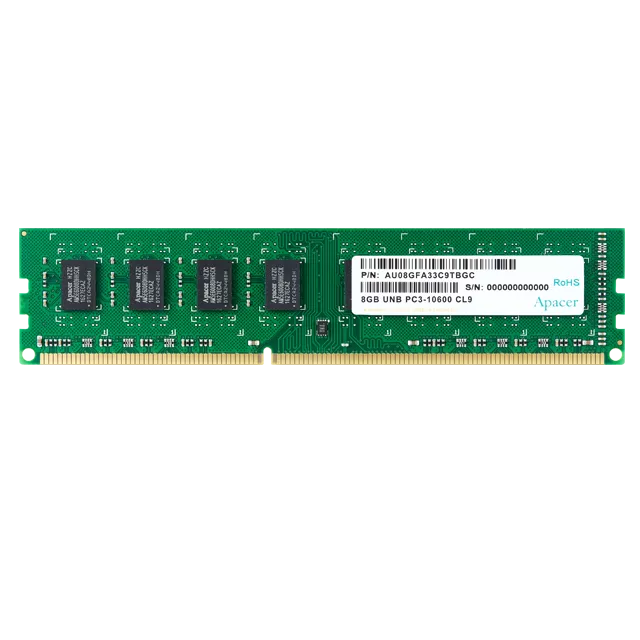 4GB DDR3 1600MHz  Apacer PC12800, CL11, 1.35V