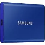 M.2 External SSD 1.0TB  Samsung T7 USB 3.2, Blue, USB-C, Fingerprint Security, Includes USB-C to A /