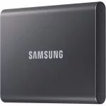 M.2 External SSD 1.0TB  Samsung T7 USB 3.2, Gray, USB-C, Fingerprint Security, Includes USB-C to A /