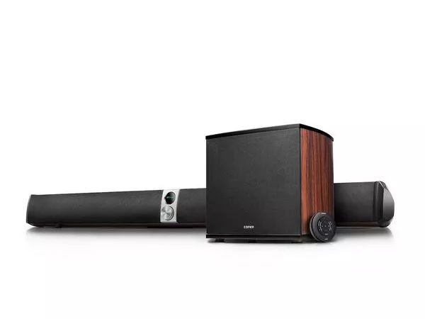 Edifier S70DB HiFi Soundbar and Subwoofer 158W RMS,  Audio in: two analog (RCA), optical, coaxial, a