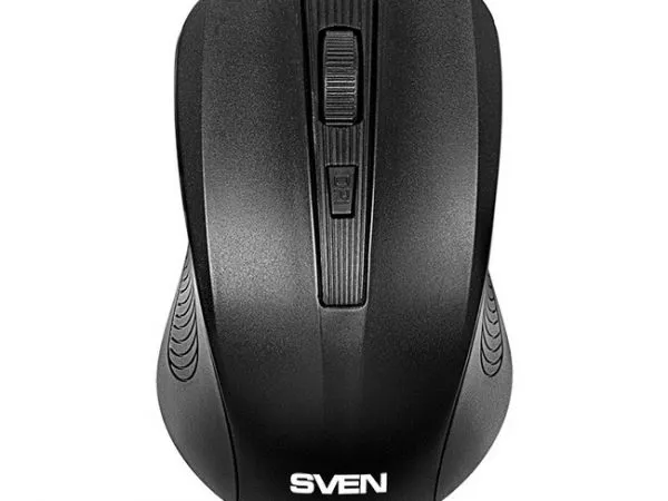 Mouse Wireless SVEN RX-300, Nano Reciver, USB, Black