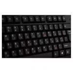Keyboard SVEN KB-S300, Traditional layout, Quiet, Splash proof, Black, USB