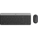Logitech Wireless Combo MK470 Slim, Keyboard + Mouse, 2.4GHz nano USB receiver, Graphite