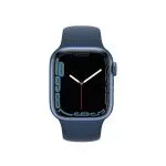 Apple Watch Series 7 GPS, 41mm Blue Aluminium Case with Abyss Blue Sport Band, MKN13
