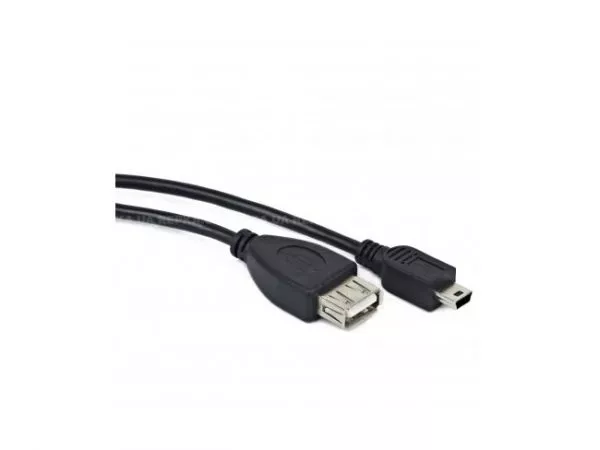 Gembird A-OTG-AFBM-002 Adapter, USB OTG AF to Mini-BM cable, 0.15 m, male USB mini-B to female USB A