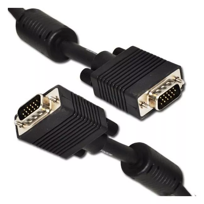 Cable VGA CC-PPVGA-10M-B, 10 m, Premium VGA HD15M/HD15M dual-shielded w/2*ferrite core, Black