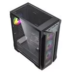 Case ATX GAMEMAX Brufen C1, w/o PSU, 4x120mm ARGB fans, PWM Hub,Tempered Glass, USB3.0, Black