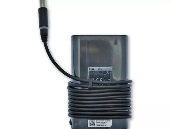 Dell European 65W AC Adapter with power cord (450-ABFS)