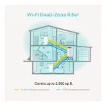 TP-LINK Deco E3(2-pack)  AC1200 Whole-Home Wi-Fi Unit, 867Mbps on 5GHz +  300Mbps on 2.4GHz, 802.11a