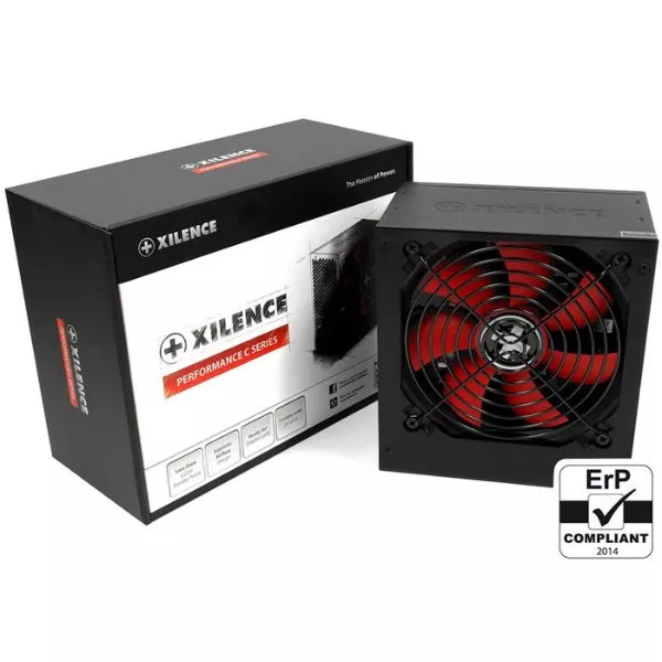 PSU XILENCE XP500R6, 500W, "Performance C" Series, ATX 2.3.1, Active PFC, 120mm fan,+12V (18A/20A),