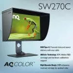 27" BenQ SW270C, Black (IPS, 2560x1440, 5ms, 300cd, HDR10, HDMI+DP+USB-C, HAS/Pivot)