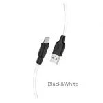 Hoco X21 Plus Silicone charging cable Micro-usb (2.0m) Black&White