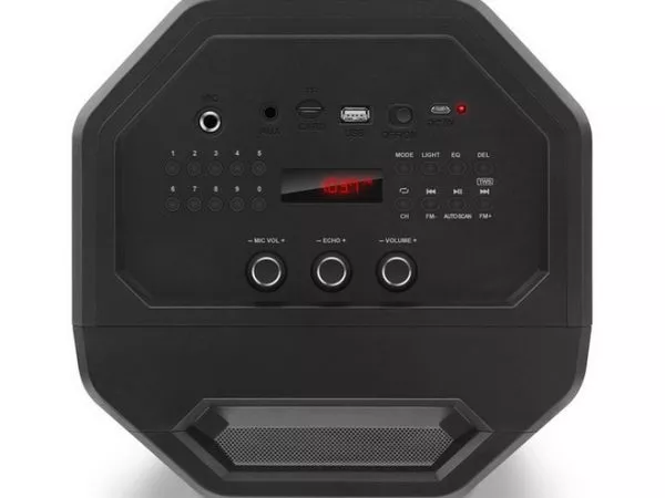 Speakers SVEN "PS-650" 50w, Black, Bluetooth, microSD, FM, AUX, USB, LED, power:8000mA, USB, DC5V