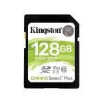 128GB  SDXC Card (Class 10) UHS-I , U1, Kingston Canvas Select Plus "SDS2/128GB" (R/W:100/85MB/s)
