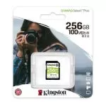 256GB  SDXC Card (Class 10) UHS-I , U1, Kingston Canvas Select Plus (SDS2/256GB) (R/W:100/85MB/s)