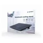 Notebook Cooling Pad Gembird "NBS-1F15-03", 15'', 1x125mm fan, 1xUSB, LED light