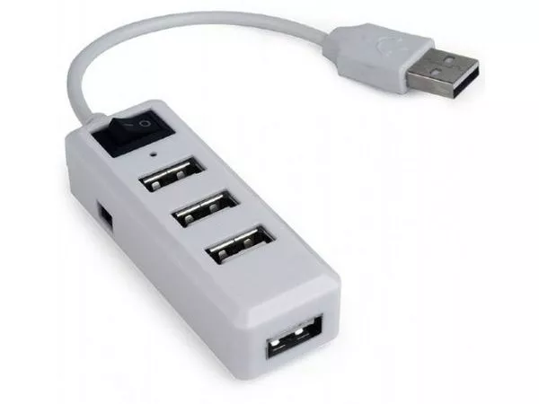 USB 2.0 Hub 4-port Gembird "UHB-U2P4-21", White