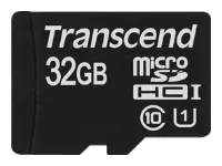 32Gb MicroSD (Class 10) UHS-I (U1) , Transcend "TS32GUSDCU1" (R/W:60/20MB/s)