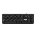 Keyboard SVEN KB-E5700H, Slim, Low-proﬁle keys, Island-style, Fn key, 2xUSB ports, Black, USB