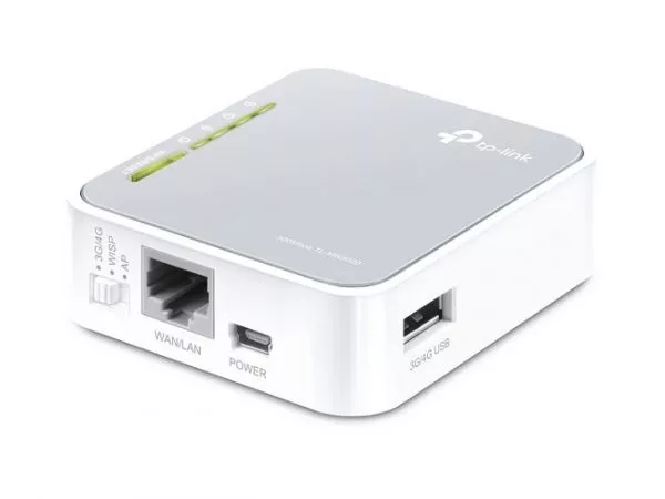 3G/4G Wi-Fi N TP-LINK Router, "TL-MR3020", 150Mbps, USB2.0 for Modem