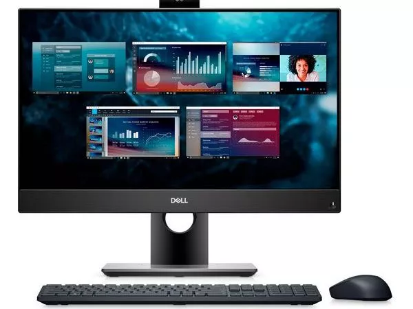 All-in-One PC - 23.8" DELL OptiPlex 5490 FHD IPS Non-Touch AG (Intel Core i5-10500T, 8GB (1X8GB) DDR4, M.2 256GB PCIe NVMe, noODD, CR, Integrated grap