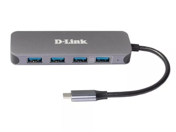 USB Type-C Hub 4-port D-Link "DUB-2340/A1A" (3xUSB3.0, 1xUSB3.0/PD, 1xUSB Type-C/PD 3.0)
