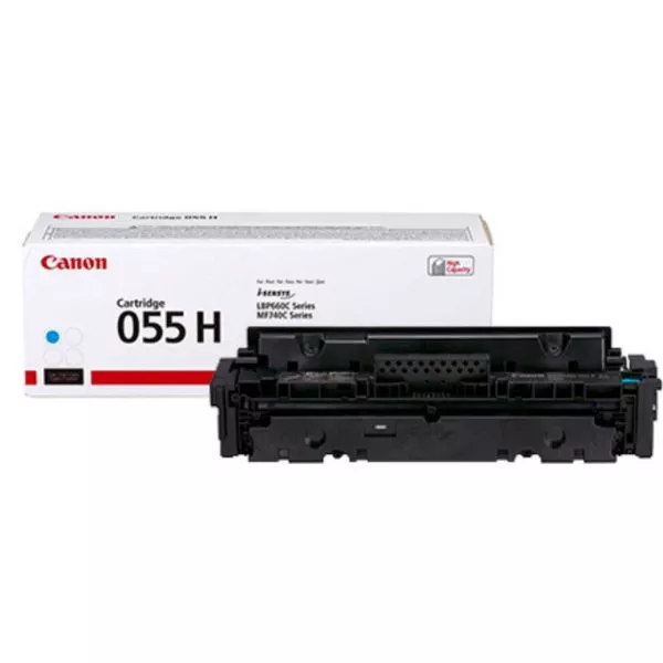 Laser Cartridge Canon 055H (3019C002), cyan (5900 pages) for MF742Cdw, MF744Cdw, MF746Cx, LBP663Cdw,