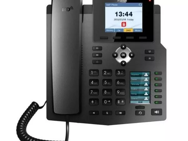 Fanvil X4 Black, VoIP phone, Colour Display, SIP support