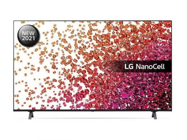 50" LED TV LG 50NANO756PA, Black (3840x2160 UHD, SMART TV, DVB-T/T2/C/S2)
