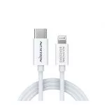 Type-C to Lightning Cable Nilkin, PD Superspeed, MFI, 1M, White