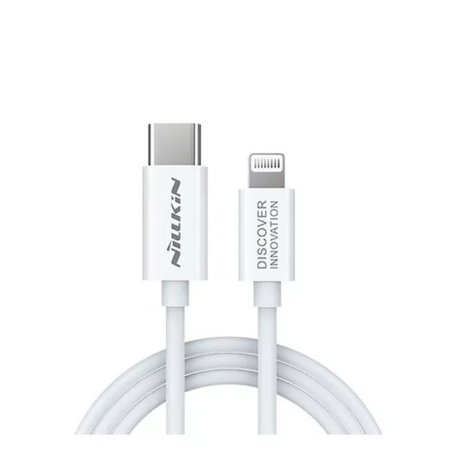Type-C to Lightning Cable Nilkin, PD Superspeed, MFI, 1M, White