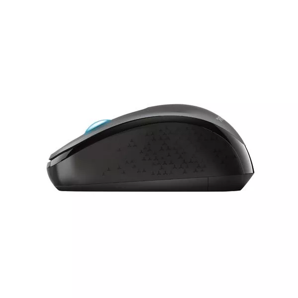 Trust Yvi Dual Mode Wireless Mouse, Bluetooth/2.4GHz wireless mouse: use your preferred connection method or use both to switch between devices, Black