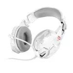 Trust Gaming GXT 322W CARUS Headset - Jungle Camo, Mesh padded gaming headset, with flexible microphone and powerful bass, 50 mm, nylon braided, White
