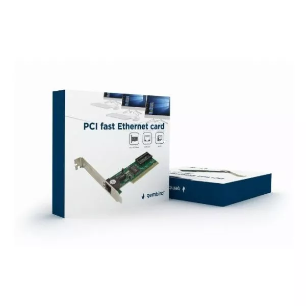 Gembird NIC-R1, 10/100Mbps. PCI Fast Ethernet Card Realtek 8139C chipset
