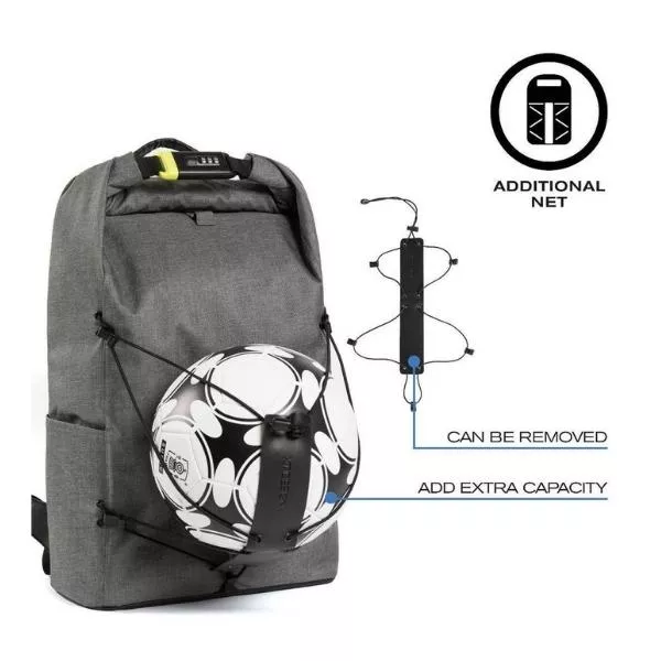 15.6" Bobby Urban Lite, anti-theft backpack, Grey, P705.502