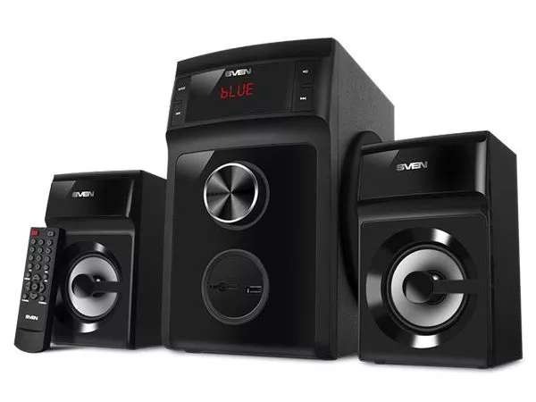 Speakers SVEN "MS-301" SD-card, USB, Black, 40w / 20w + 2x10w / 2.1
