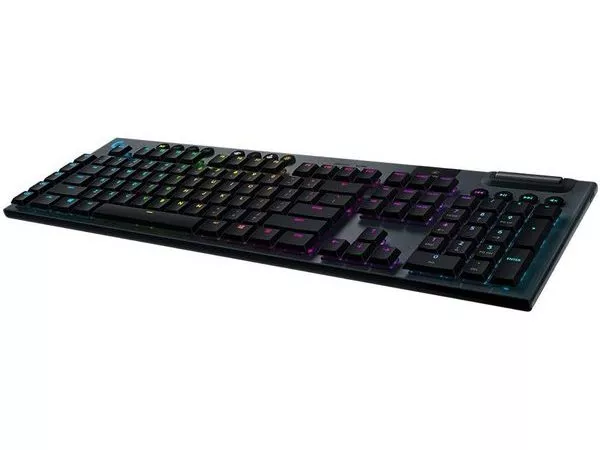 Wireless Gaming Keyboard Logitech G915, Mechanical, Ultra thin, GL Tactile, G-Keys, RGB, BT+2.4Ghz