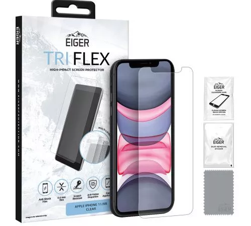 Eiger iPhone XS/X Tri Flex SP, Tempered Glass (1 Pack)