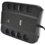 UPS Ultra Power 850VA, 540W, (3 steps of AVR, CPU controlled), USB, 8 Schuko, 2 IEC, plastic case