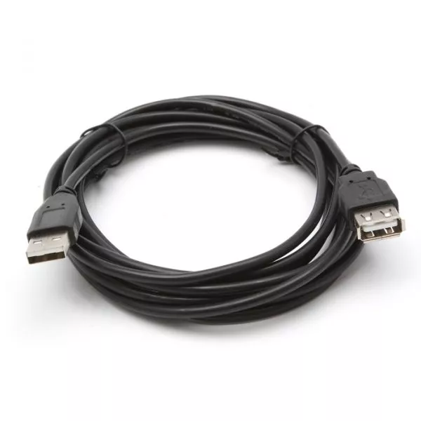 Cable USB, USB AM/AF, 1.8 m, USB2.0  SVEN, Black