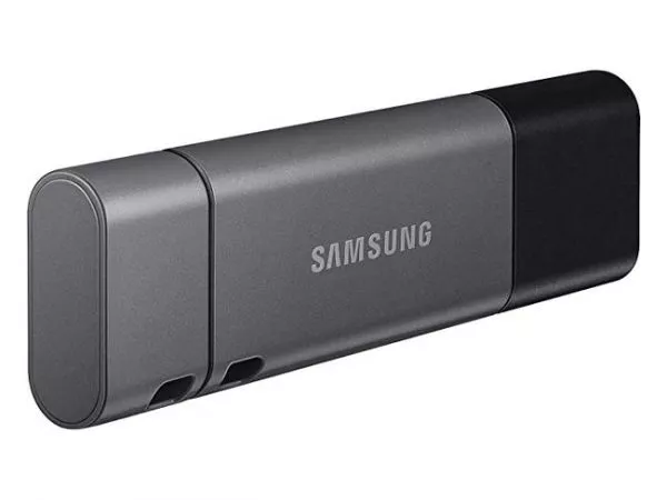 32GB USB3.1/Type-C Flash Drive Samsung Duo Plus "MUF-32DB/APC", Silver, Plastic Case (R:200MB/s)